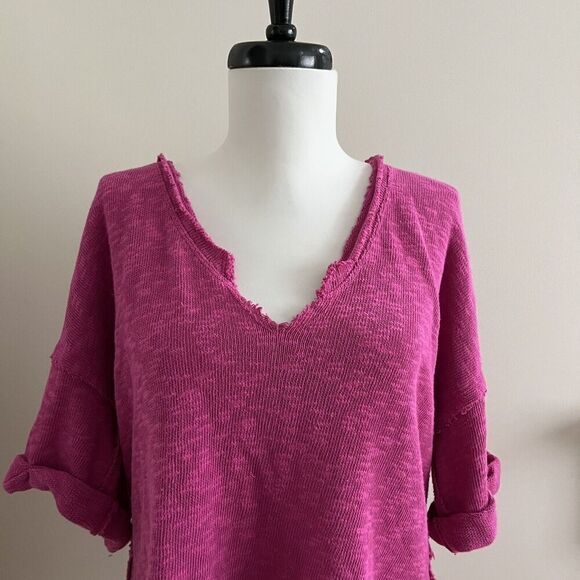 Free People North Star T Shirt XS hot pink - Picture 10 of 15
